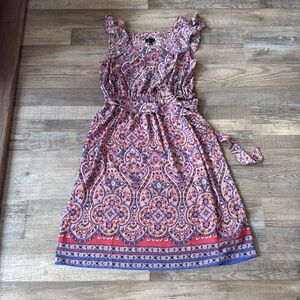 Talbots Paisley Print Sleeveless Dress size 2
